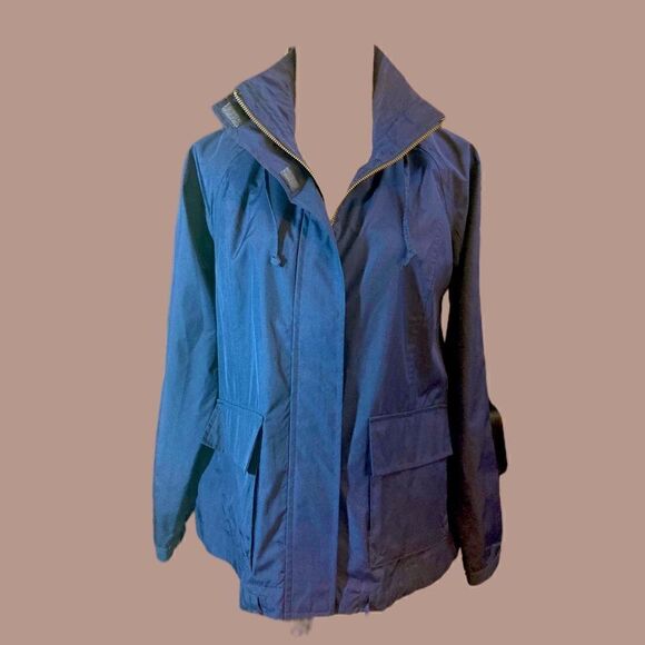 Van Heusen Blue Windbreaker Jacket - Picture 1 of 16